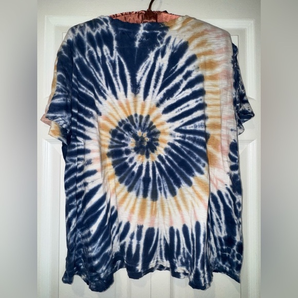 True Craft Tie-Dye T-Shirt – Navy, Tan & White – XL - Picture 2 of 10